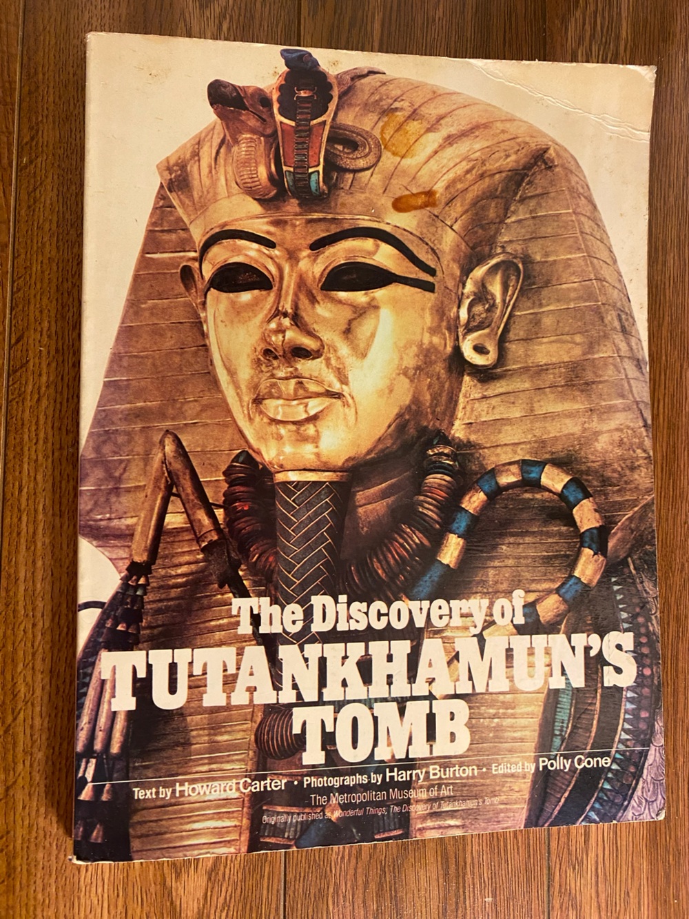 The Discovery of Tutankhamun’s Tomb Paperback Book Copyright 1976